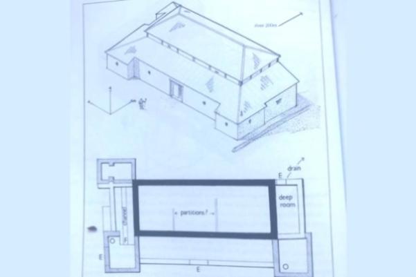 Illustration of a similar Roman building excavated in Kent