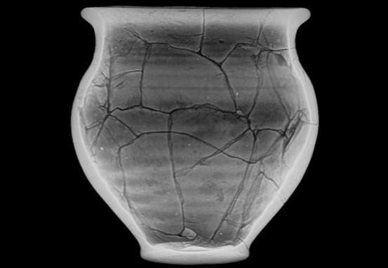 xray of a Roman jar