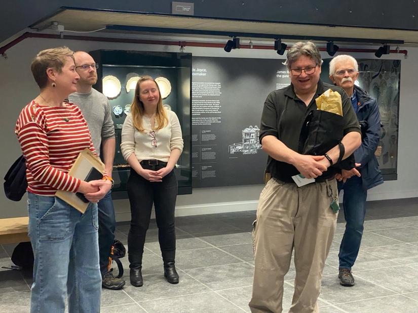 TDP speeches at The City Wall - Claire thanks Will for his contribution to TDP.