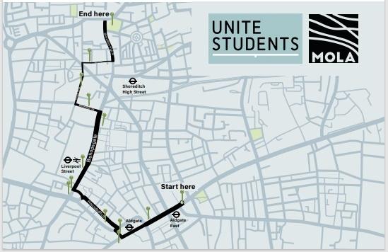 Screenshot of walk route. Link to pdf in text.