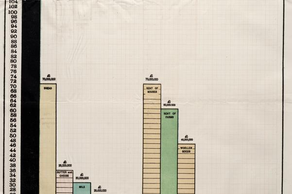 A diagram like one inside the time capsule