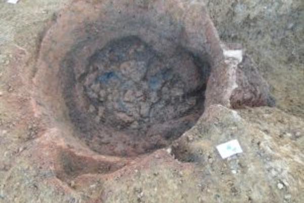 The same kiln photographed from above