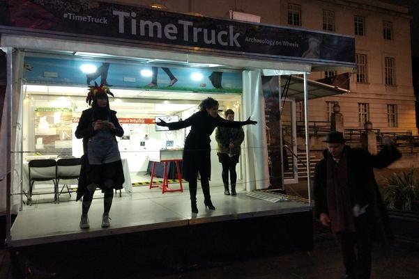 Live theatre on the time truck